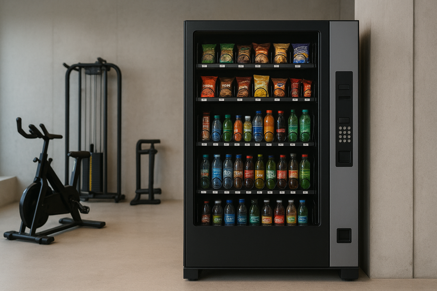 Máquina vending gimnasios