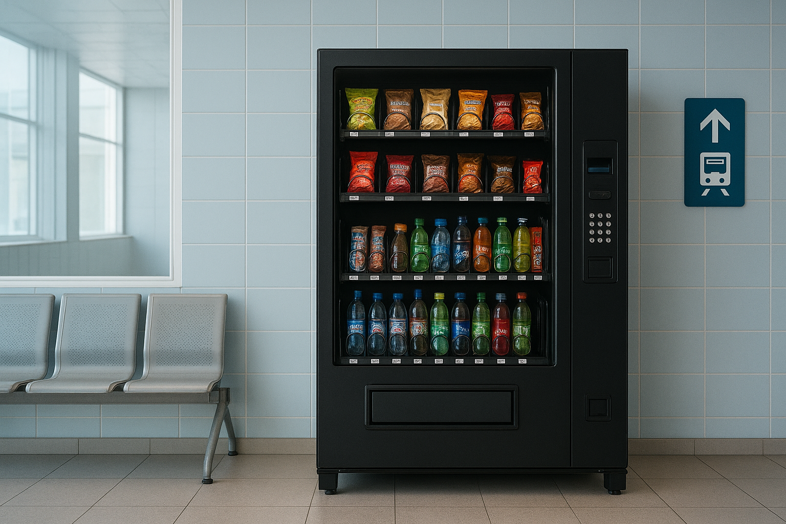 Máquinas vending espacio público